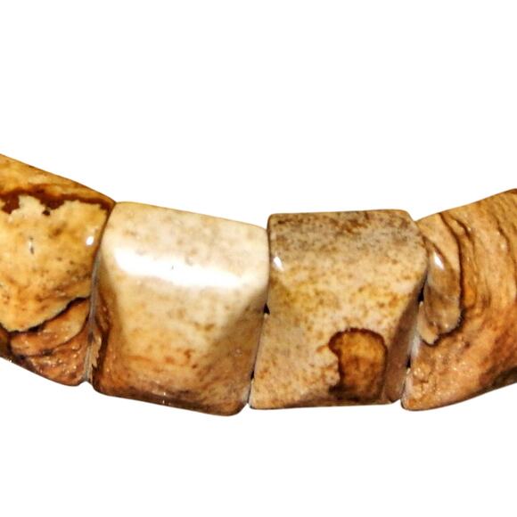 Natural Earth Harmony Picture Jasper Bracelet - Picture 6 of 12